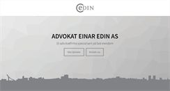 Desktop Screenshot of edin.no