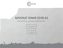 Tablet Screenshot of edin.no